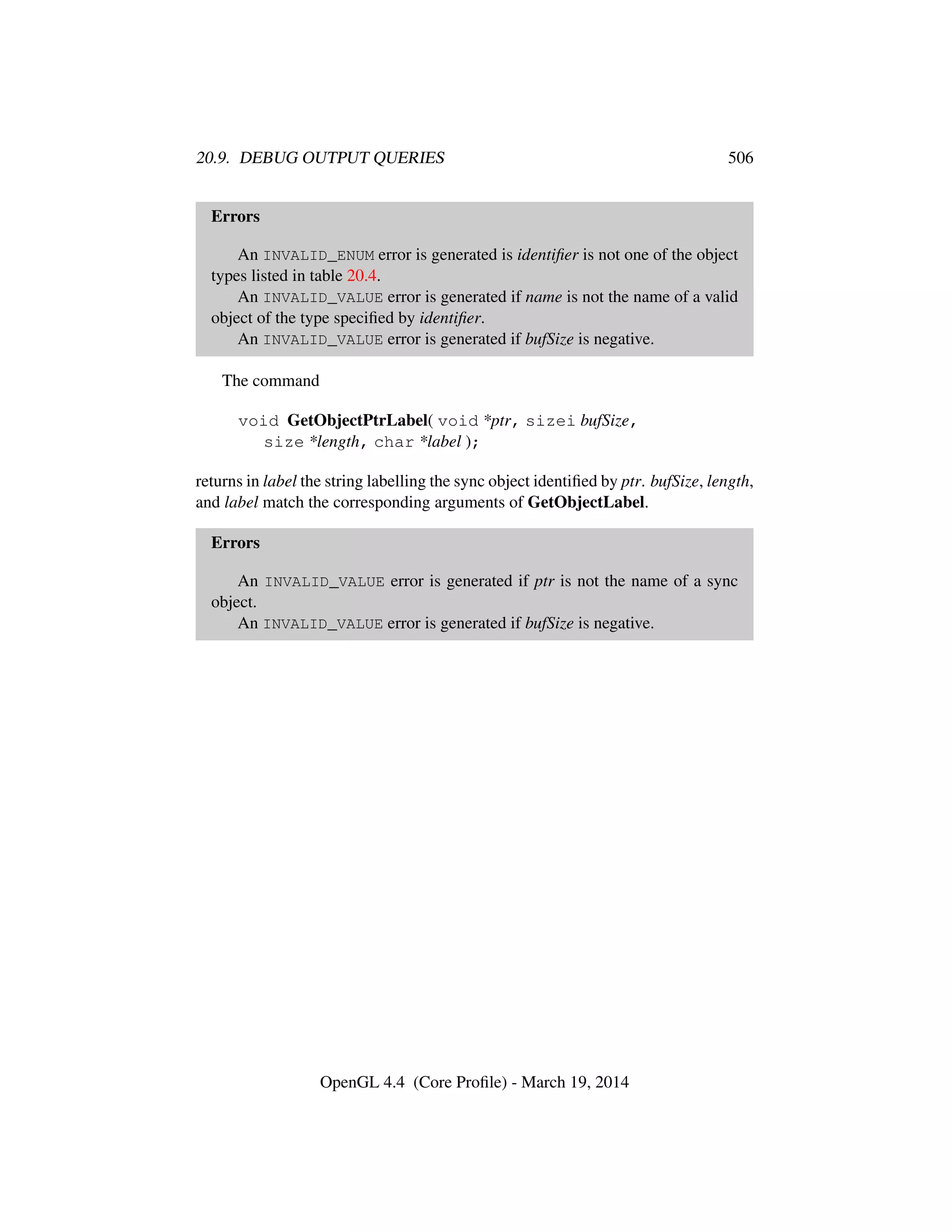 OpenGL Spec 4.4 Core