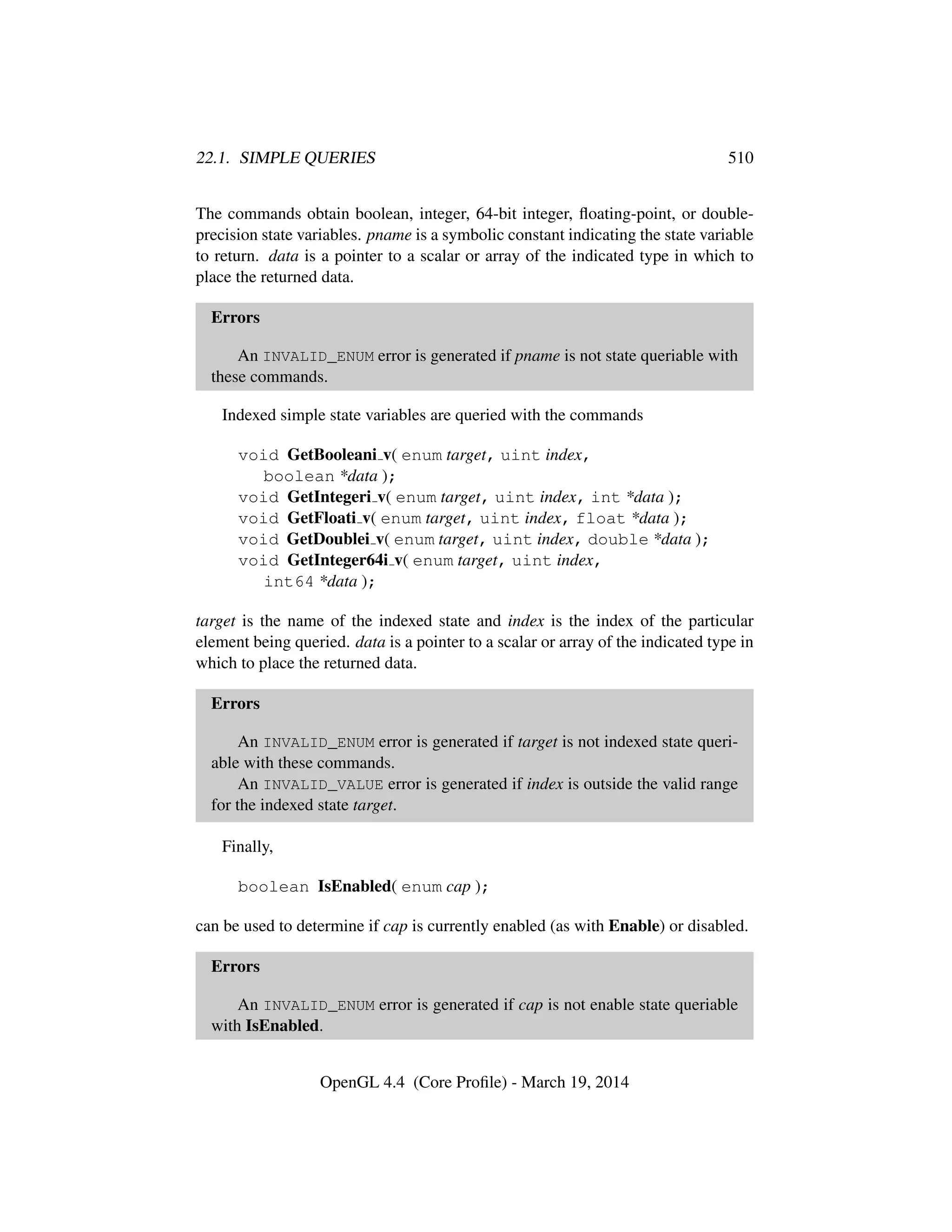 OpenGL Spec 4.4 Core