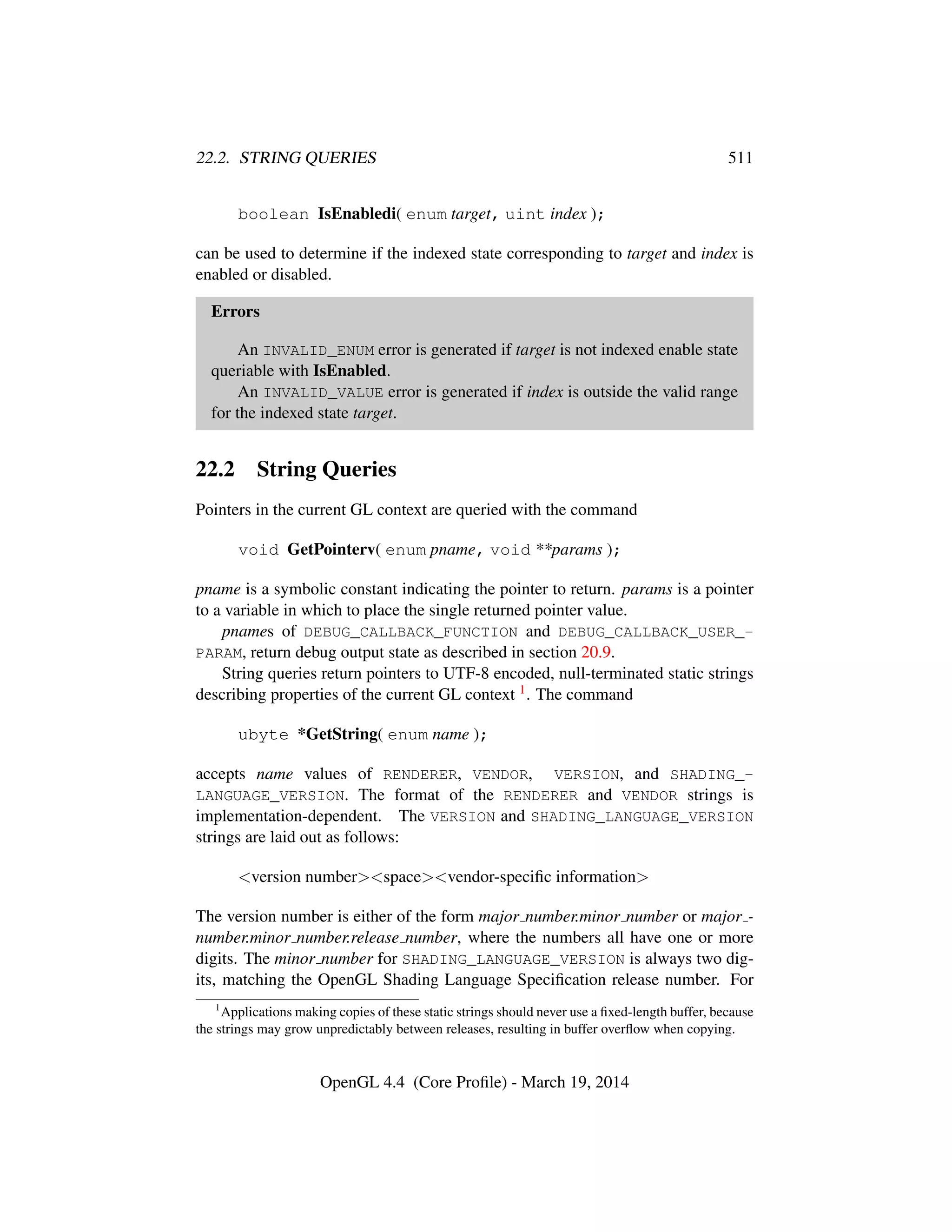 OpenGL Spec 4.4 Core