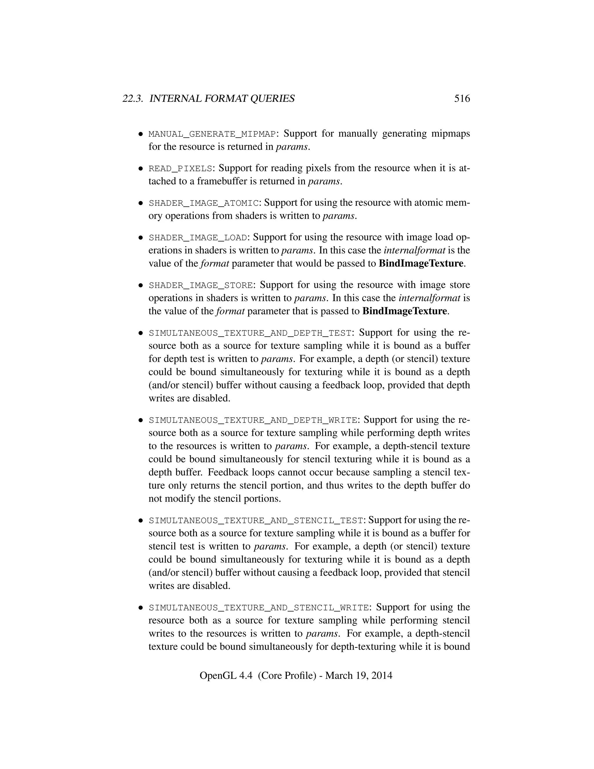 OpenGL Spec 4.4 Core