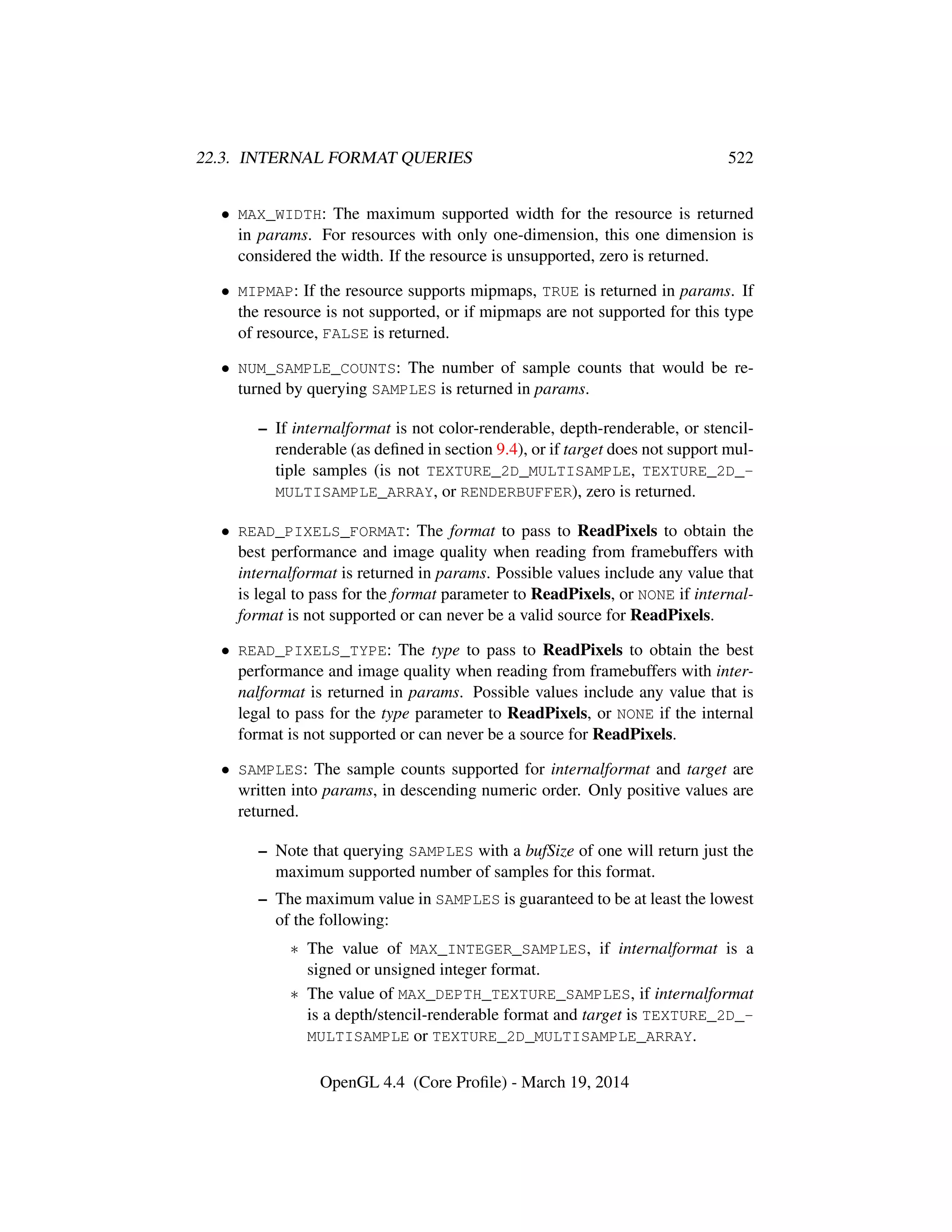 OpenGL Spec 4.4 Core