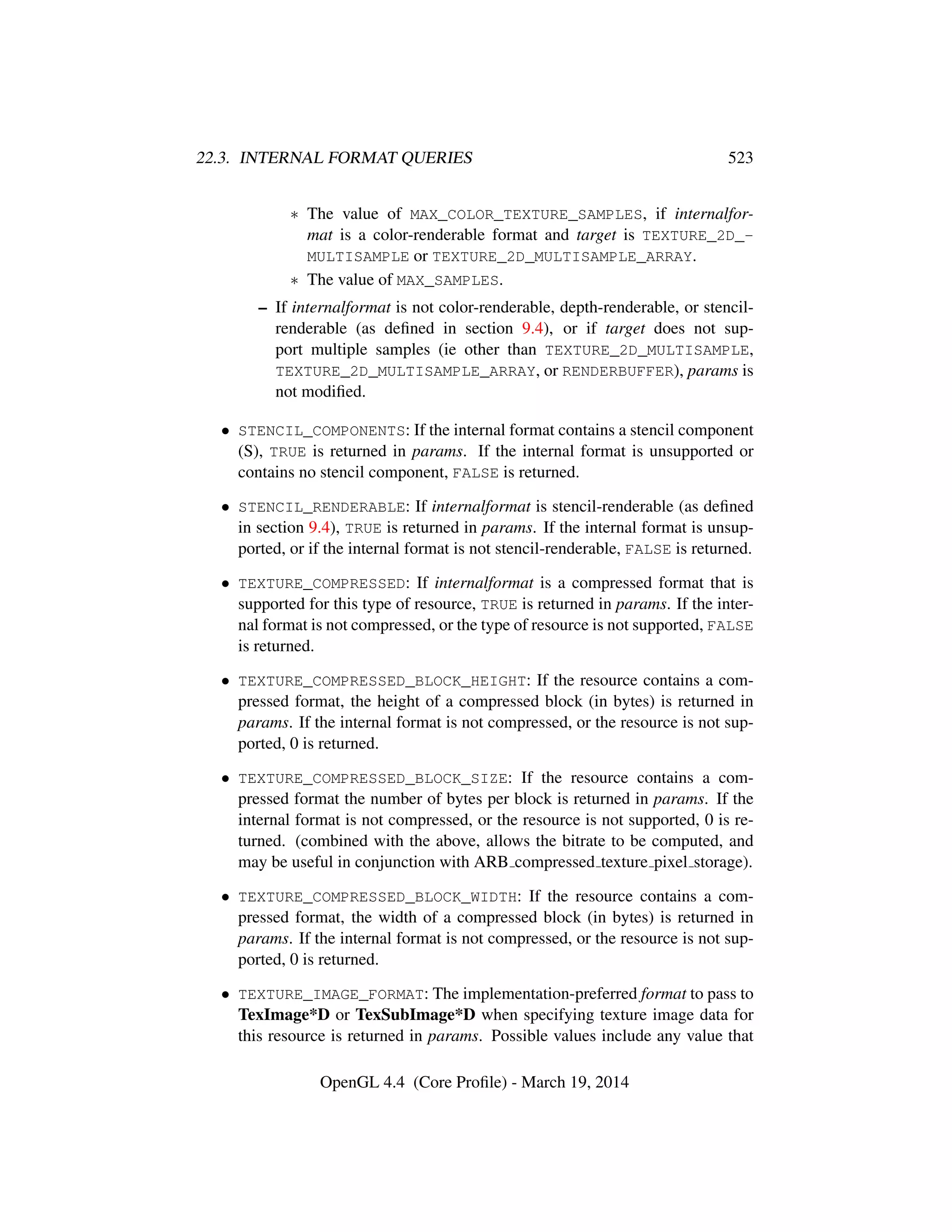 OpenGL Spec 4.4 Core