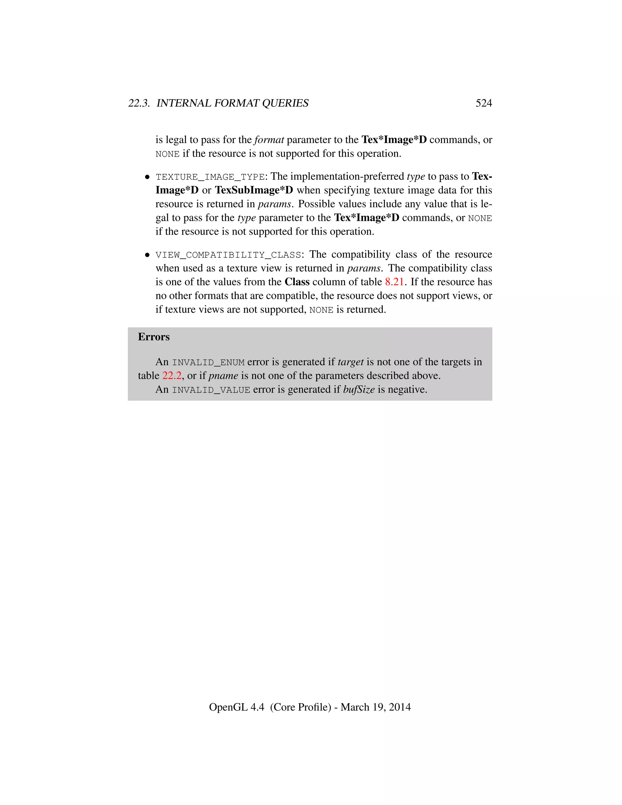 OpenGL Spec 4.4 Core
