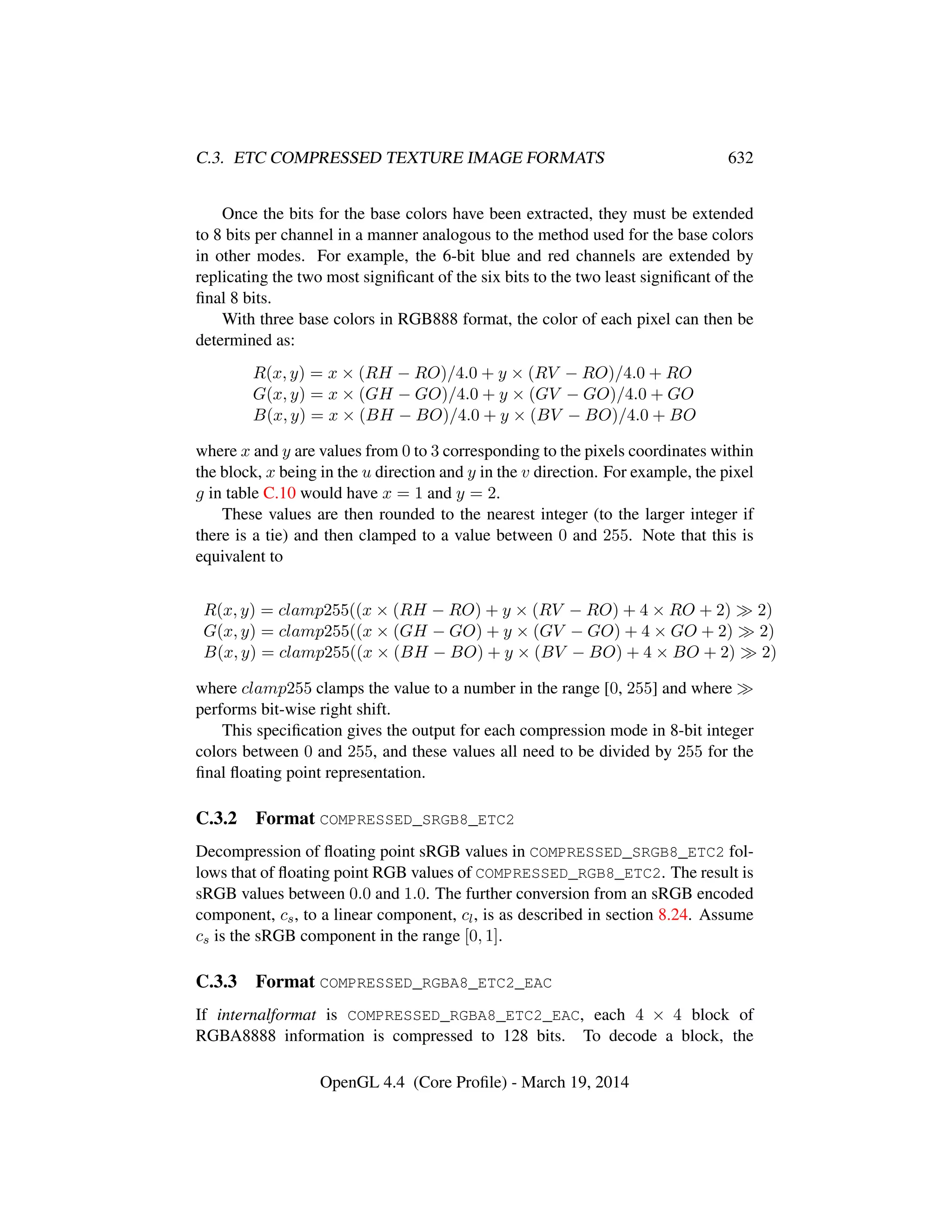 OpenGL Spec 4.4 Core