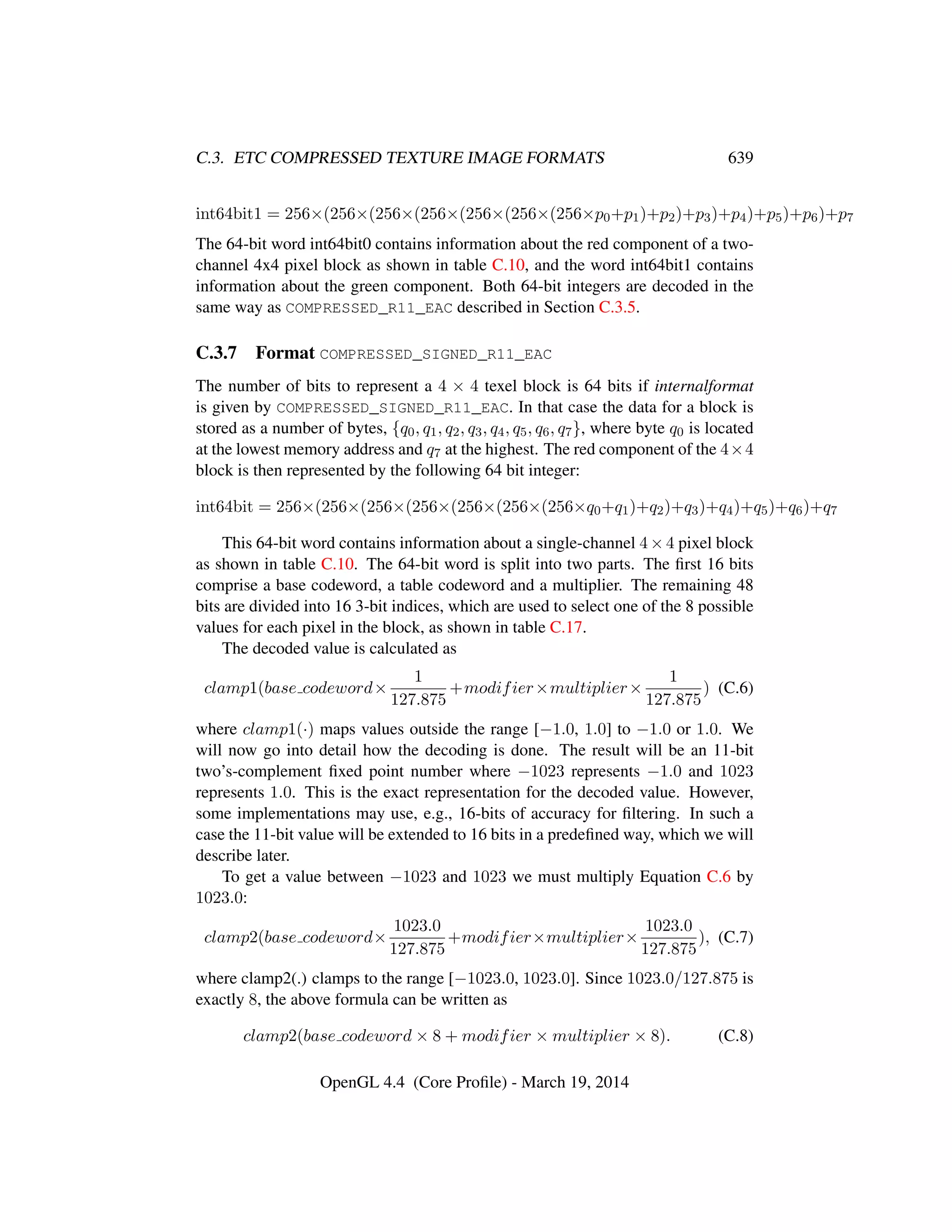 OpenGL Spec 4.4 Core