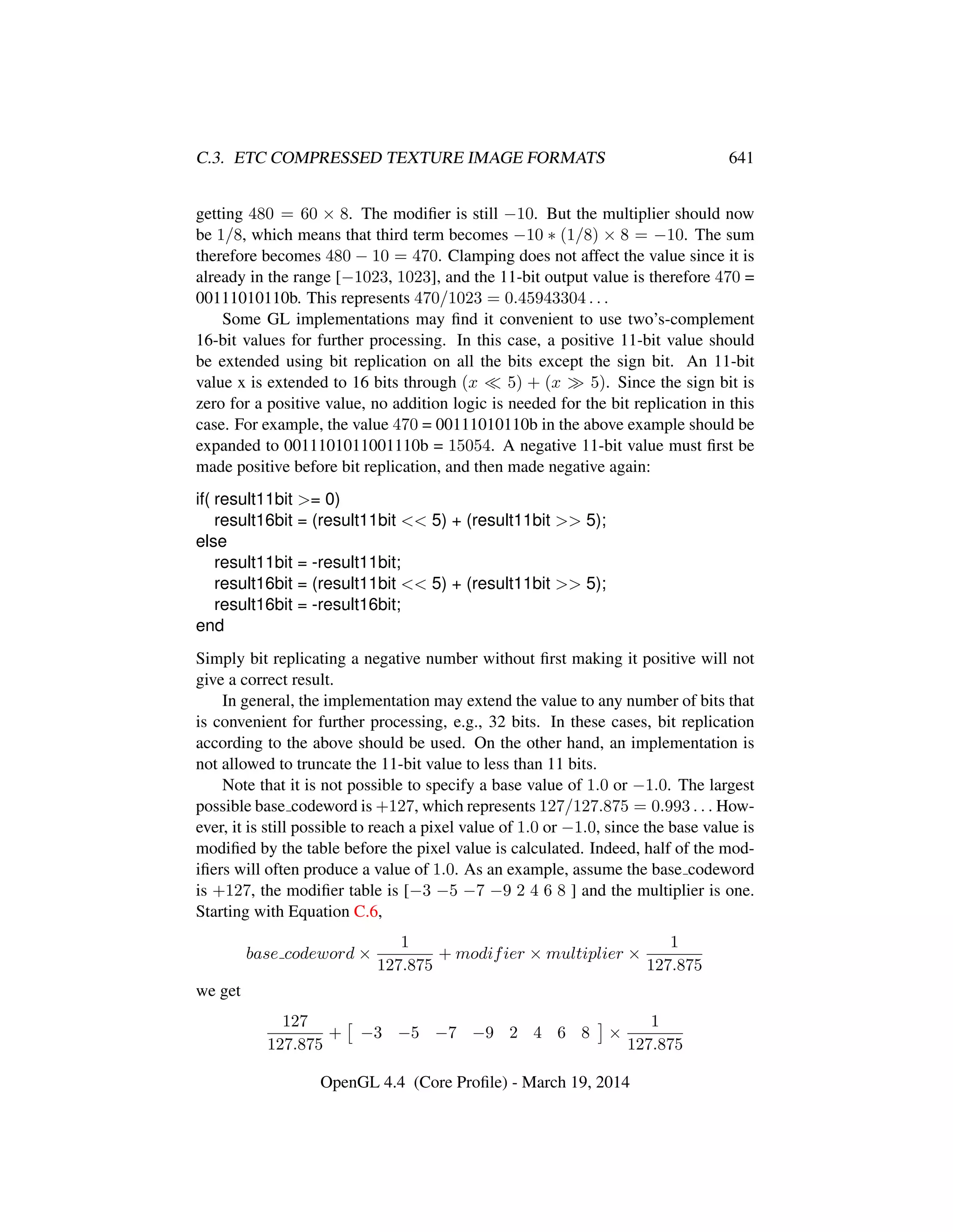 OpenGL Spec 4.4 Core