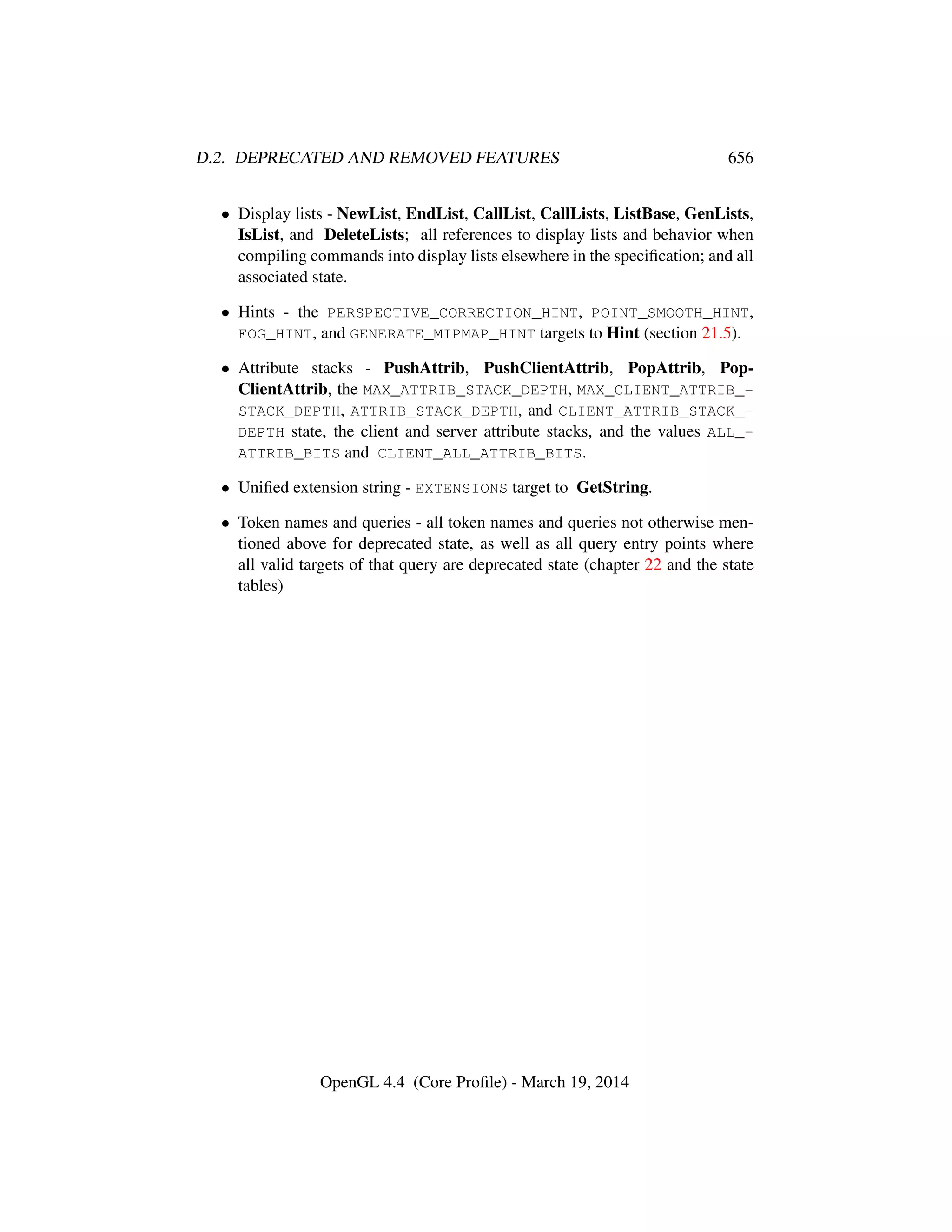 OpenGL Spec 4.4 Core