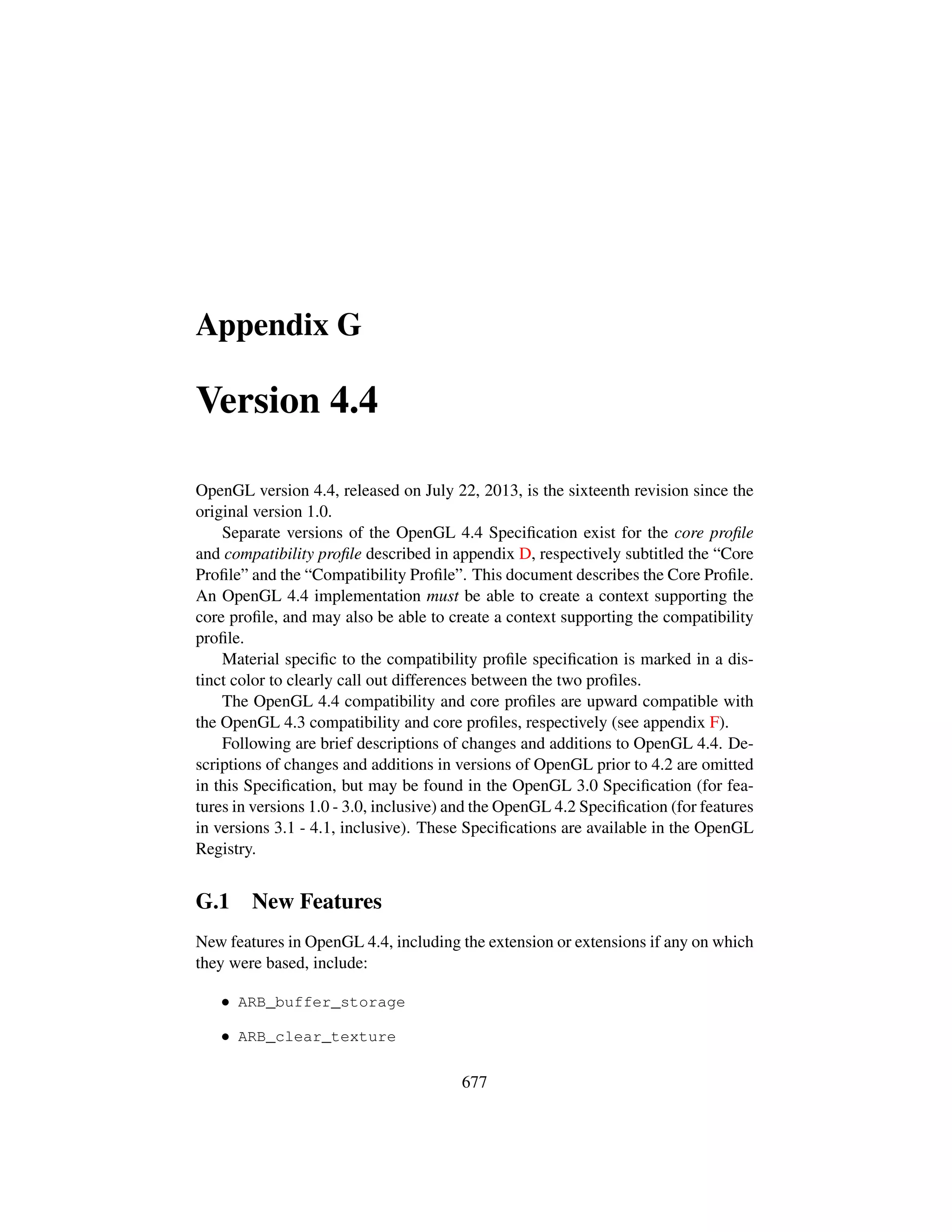 OpenGL Spec 4.4 Core