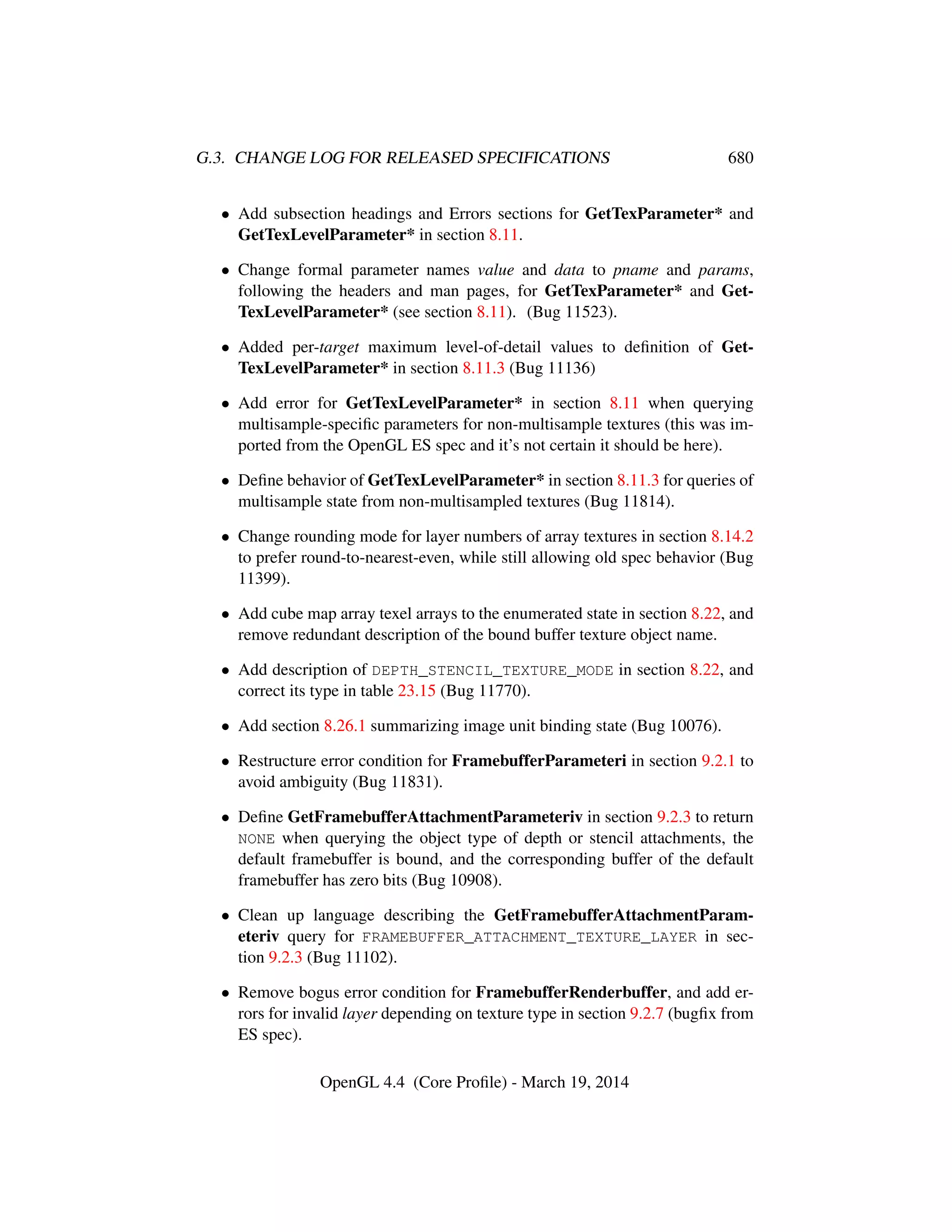 OpenGL Spec 4.4 Core
