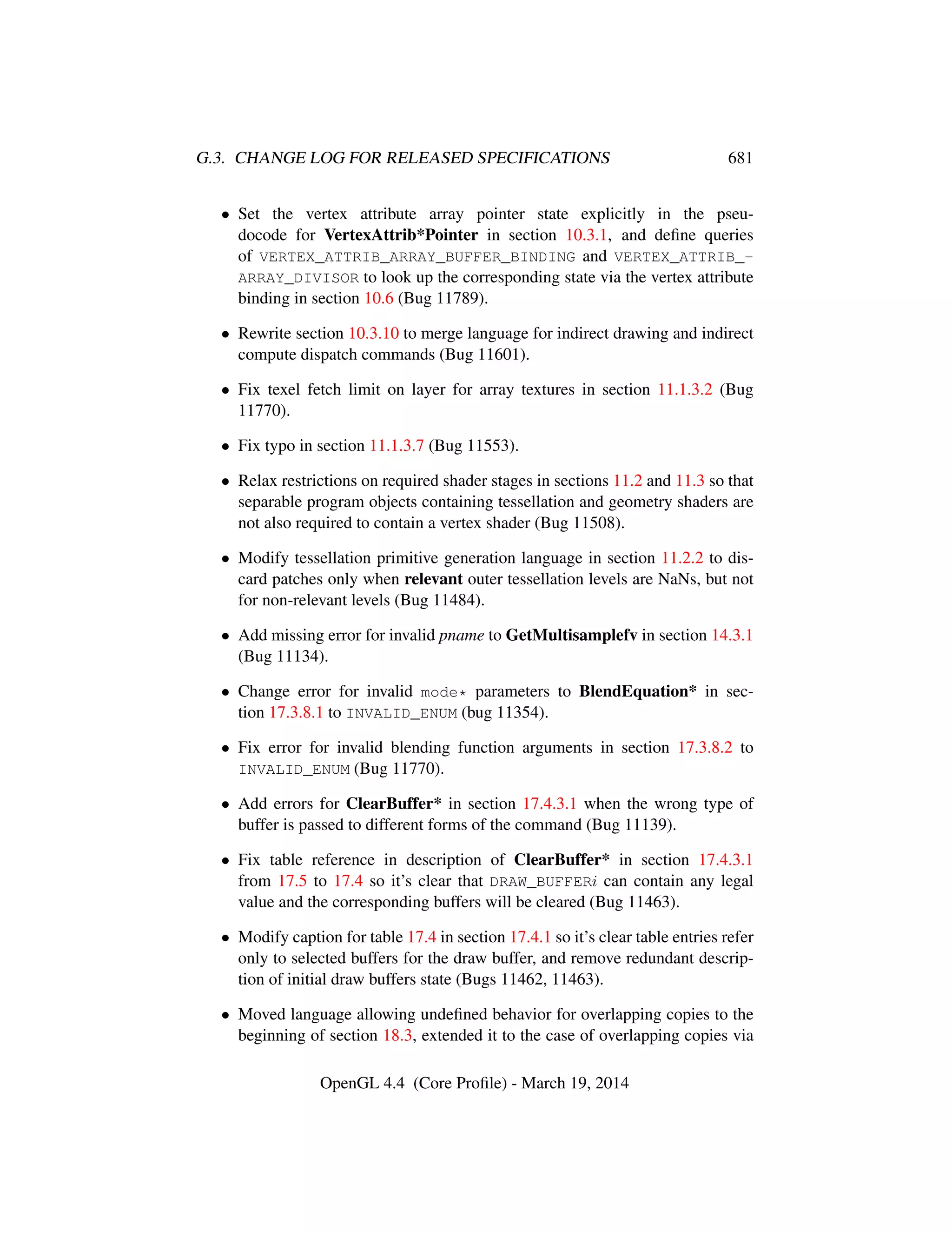OpenGL Spec 4.4 Core