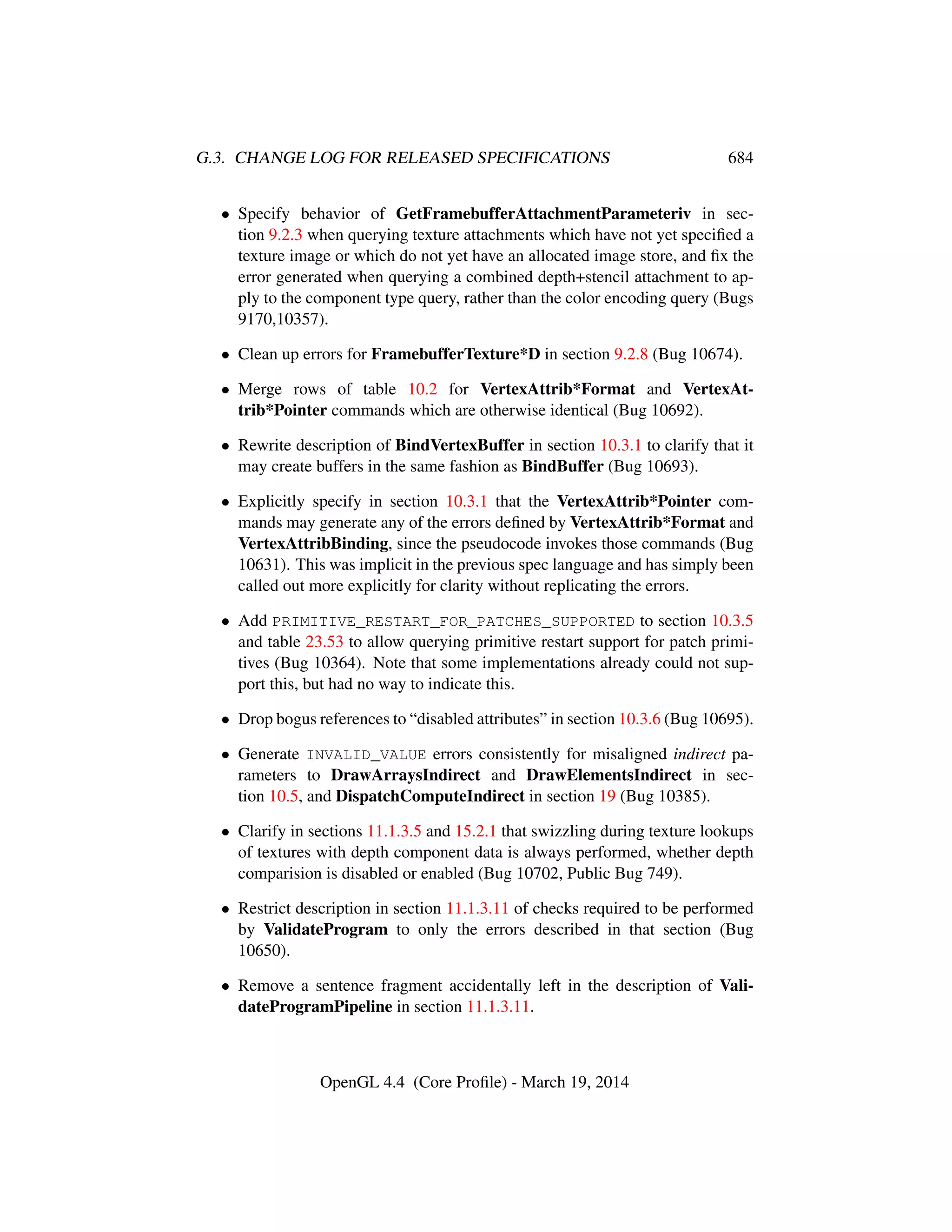OpenGL Spec 4.4 Core