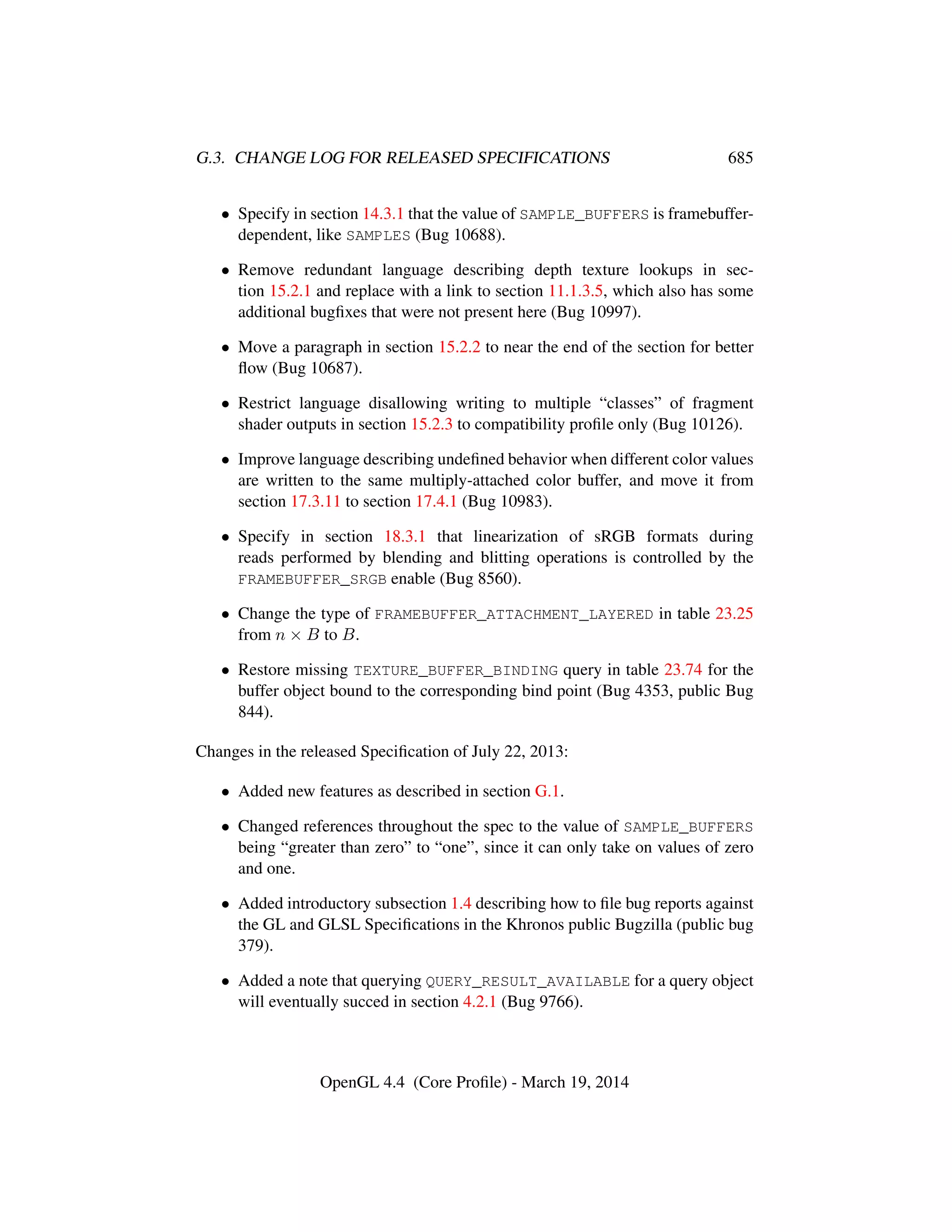 OpenGL Spec 4.4 Core