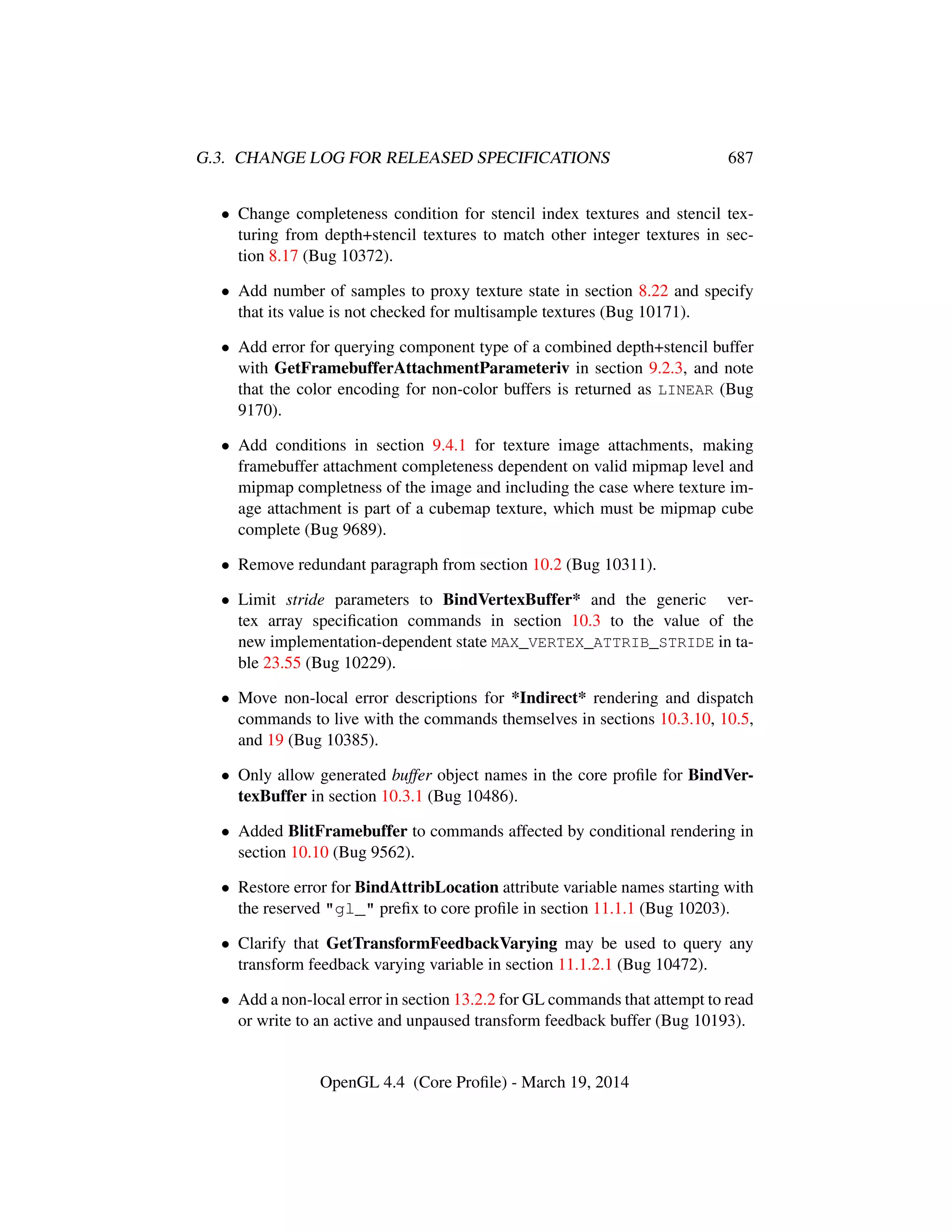 OpenGL Spec 4.4 Core