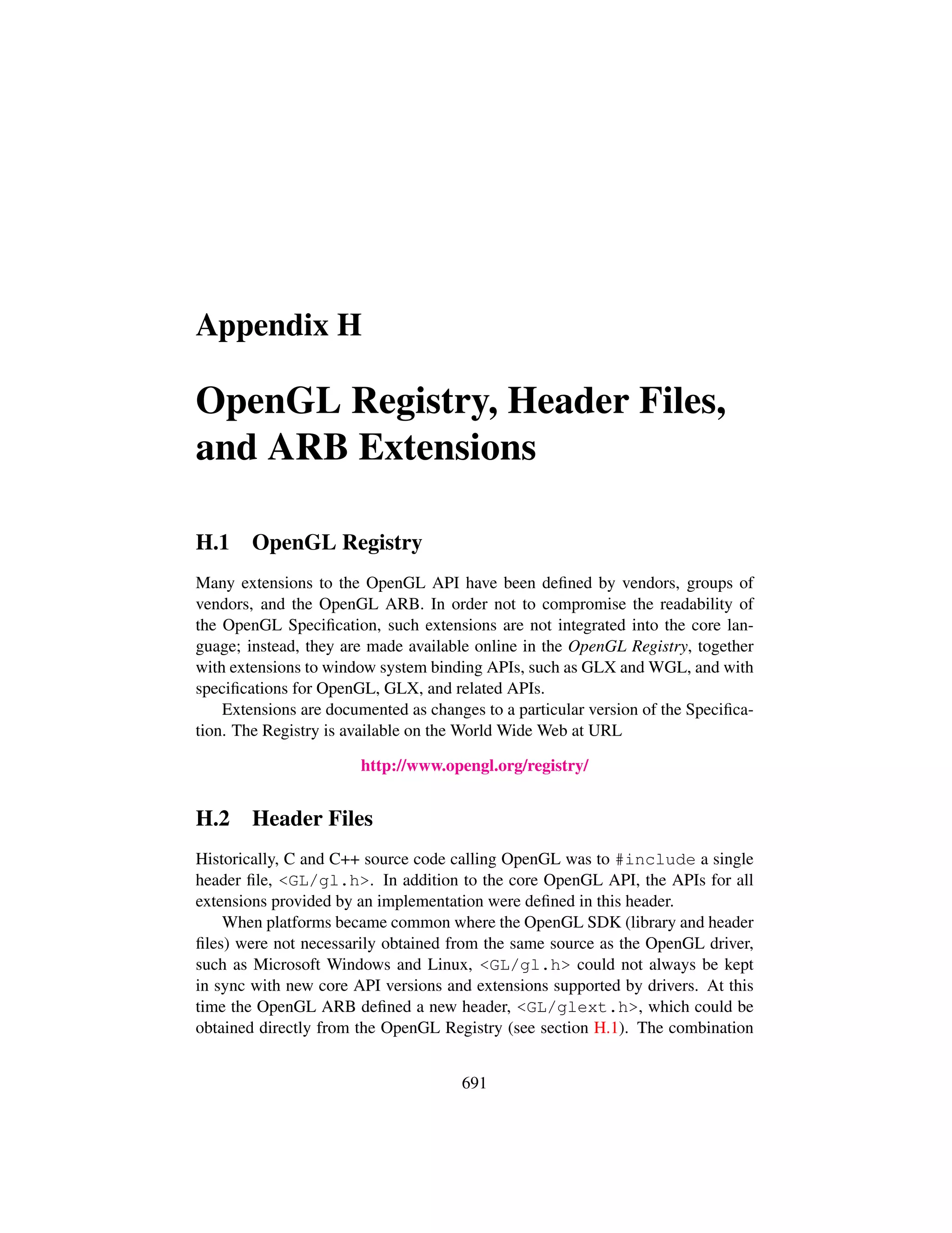 OpenGL Spec 4.4 Core