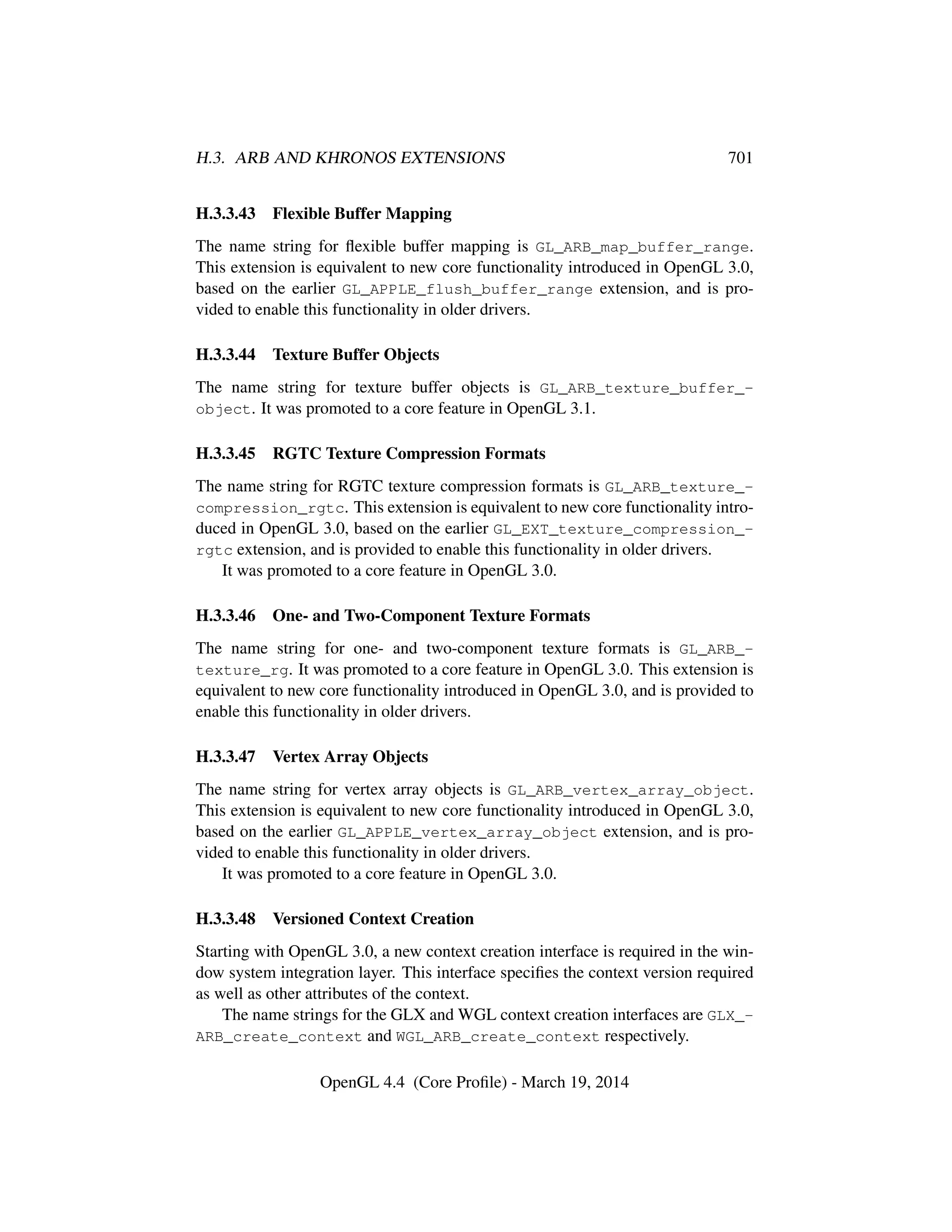 OpenGL Spec 4.4 Core