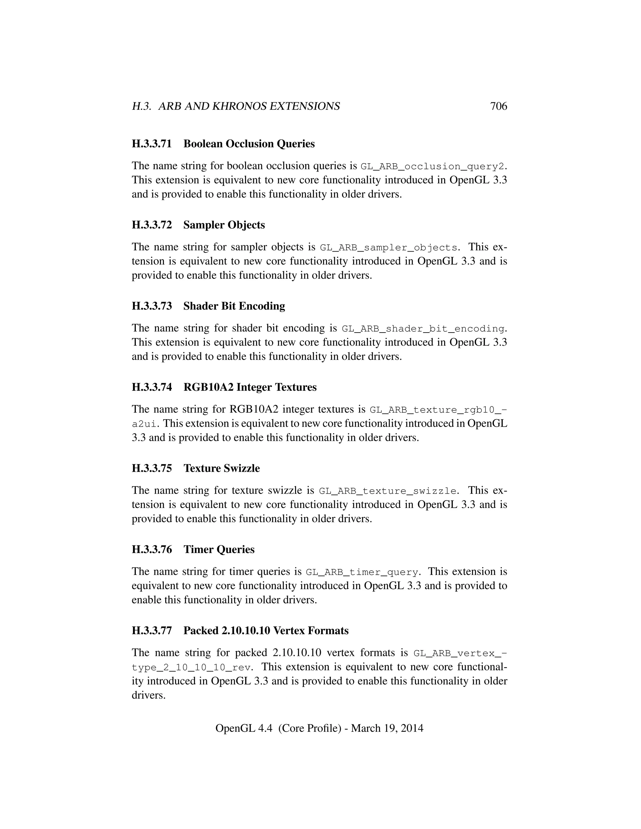 OpenGL Spec 4.4 Core
