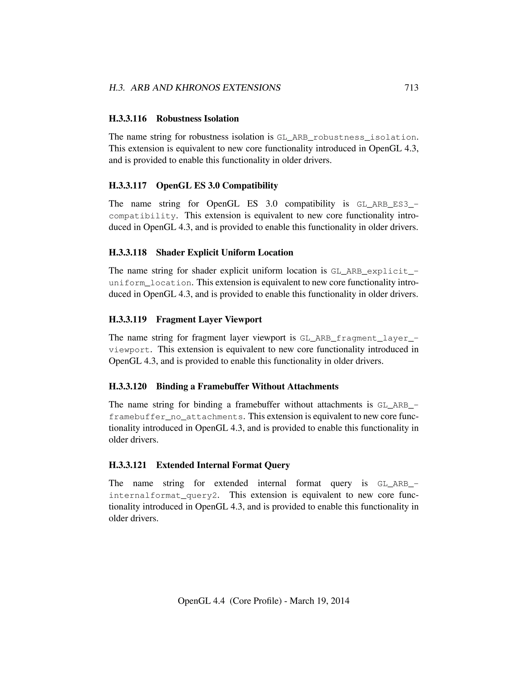 OpenGL Spec 4.4 Core