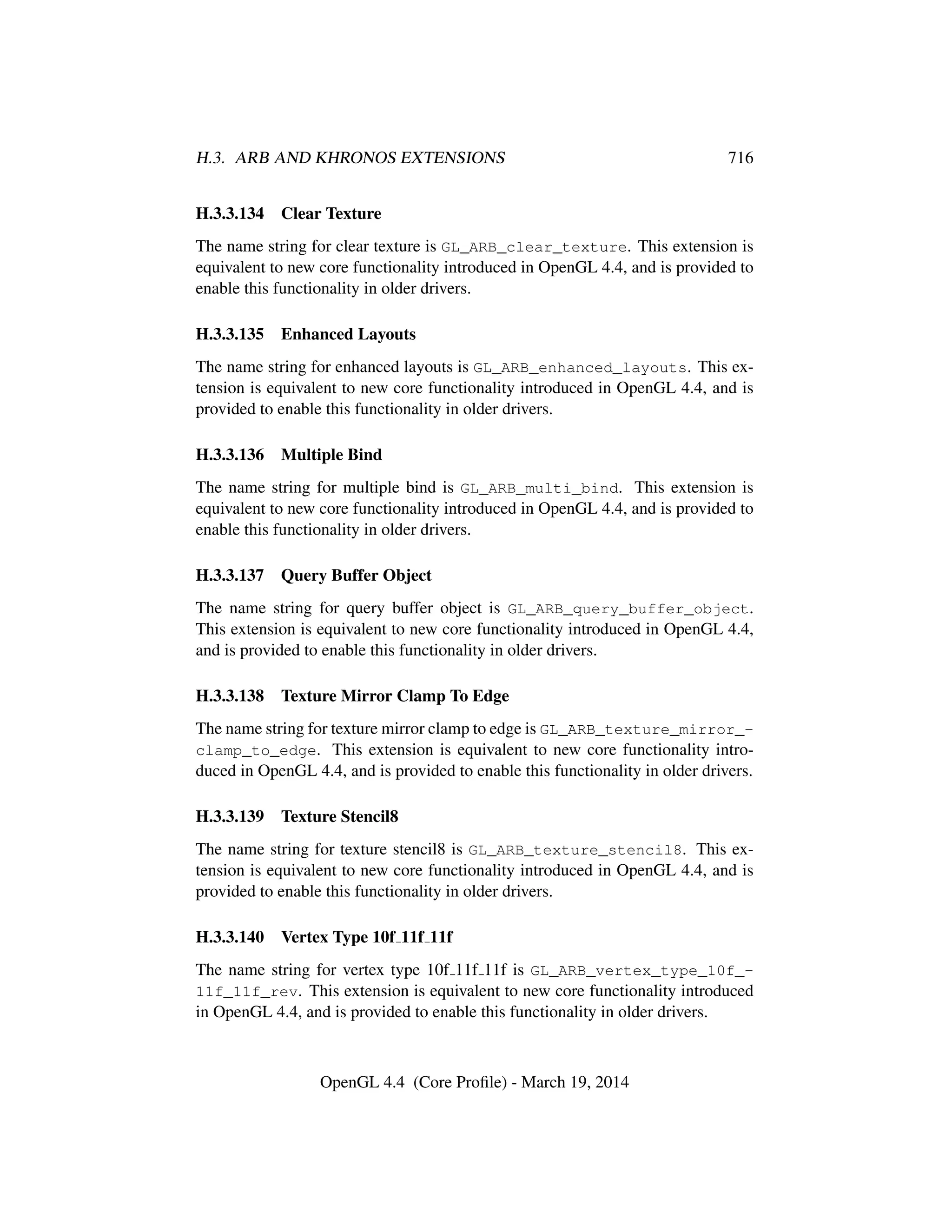 OpenGL Spec 4.4 Core
