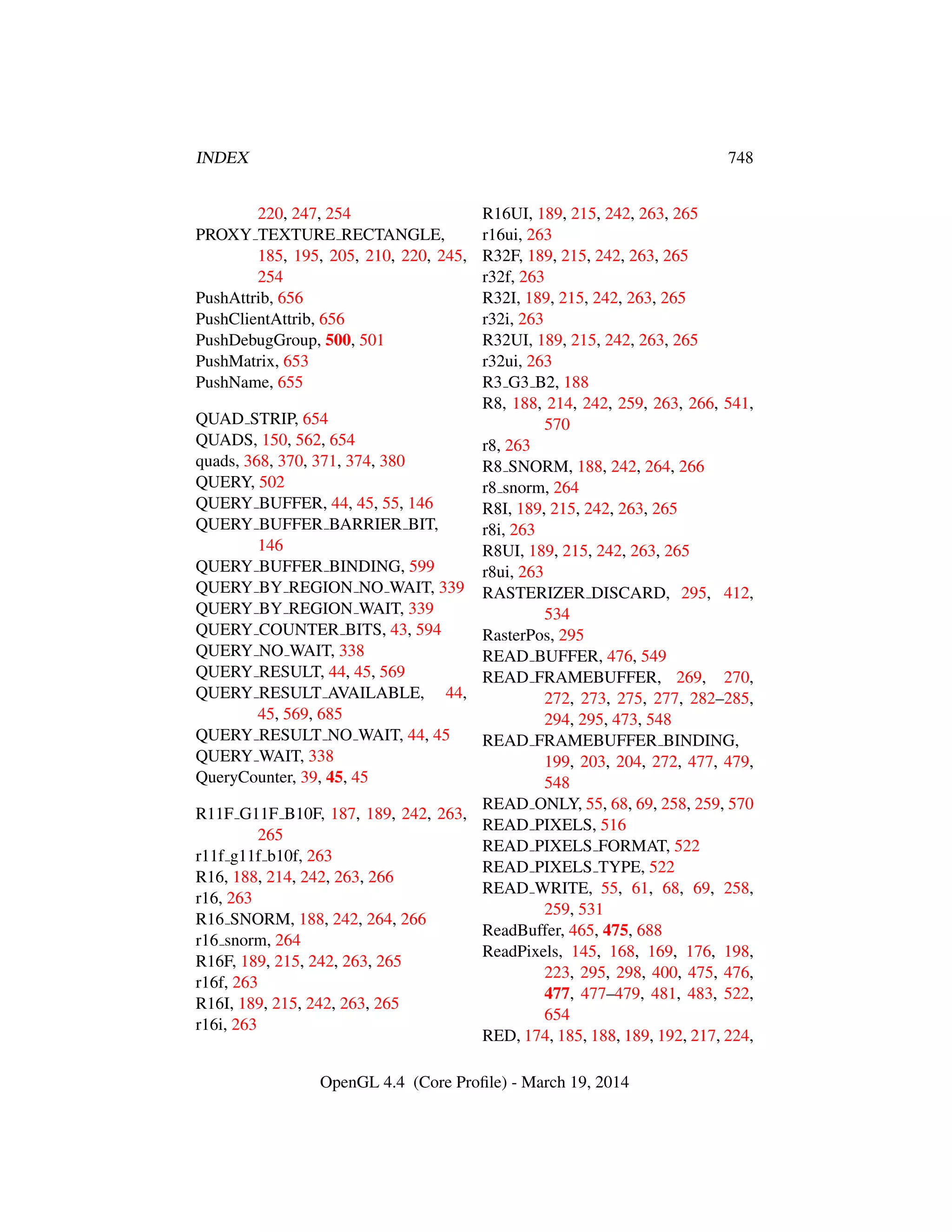 OpenGL Spec 4.4 Core