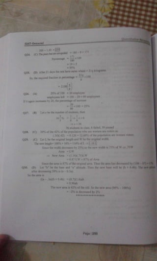 GAT General book Part 02: quantitative reasoning a