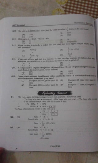 GAT General book Part 02: quantitative reasoning a
