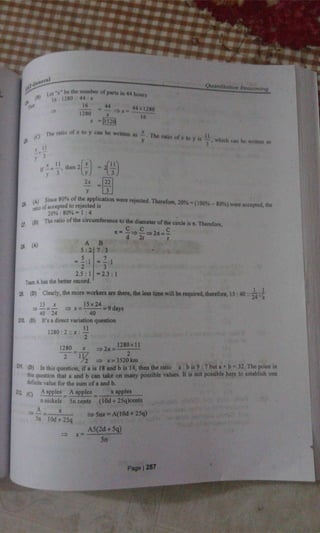 GAT General book Part 02: quantitative reasoning a