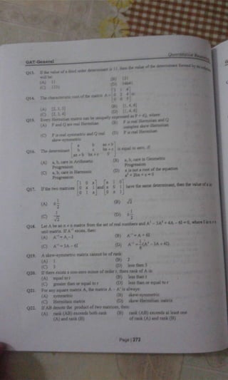GAT General book Part 02: quantitative reasoning a