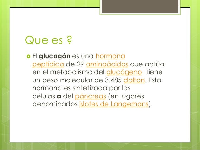 Glucagon Glucagon