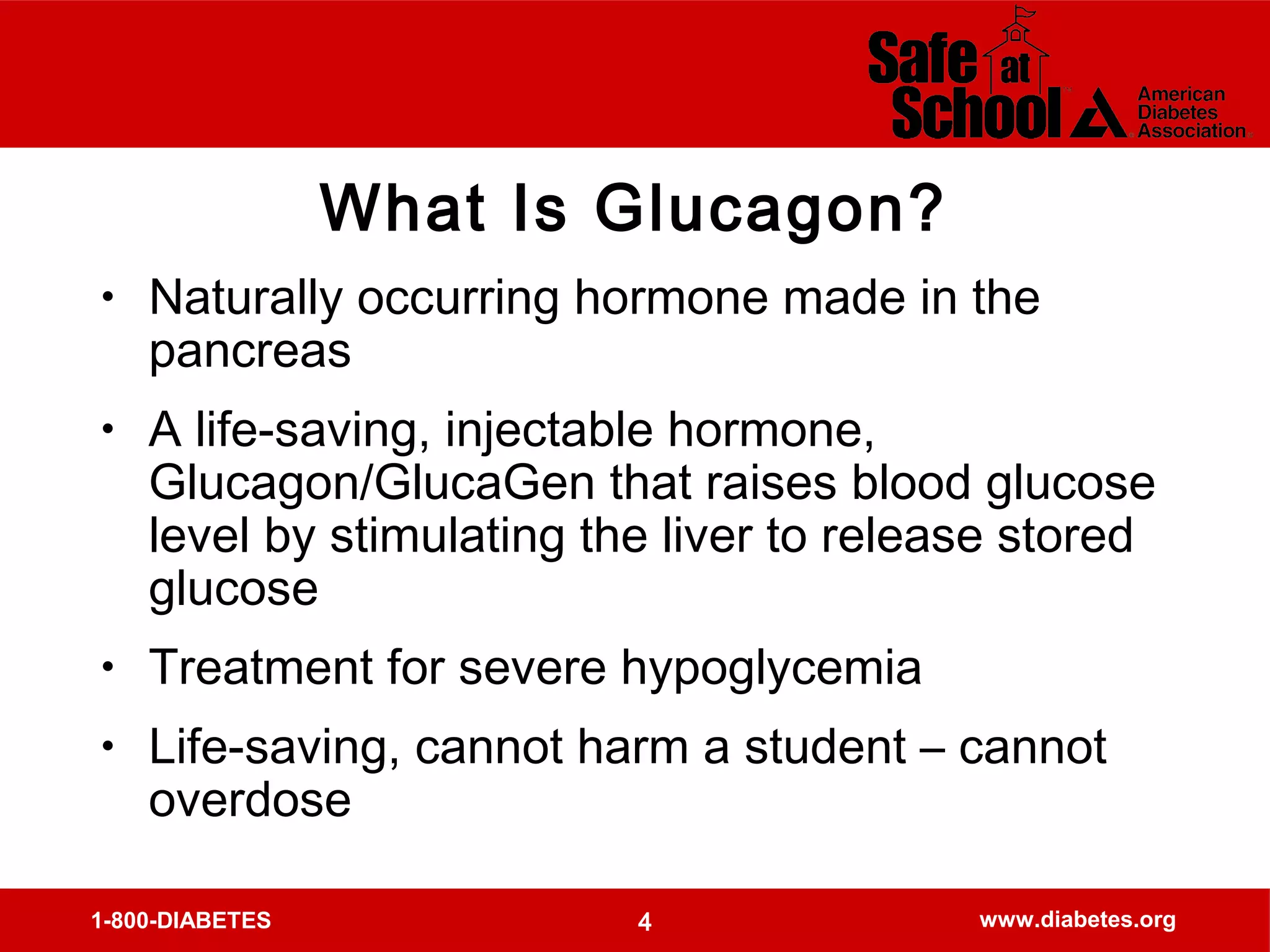 Image showcasing Glucagon administration | PPT