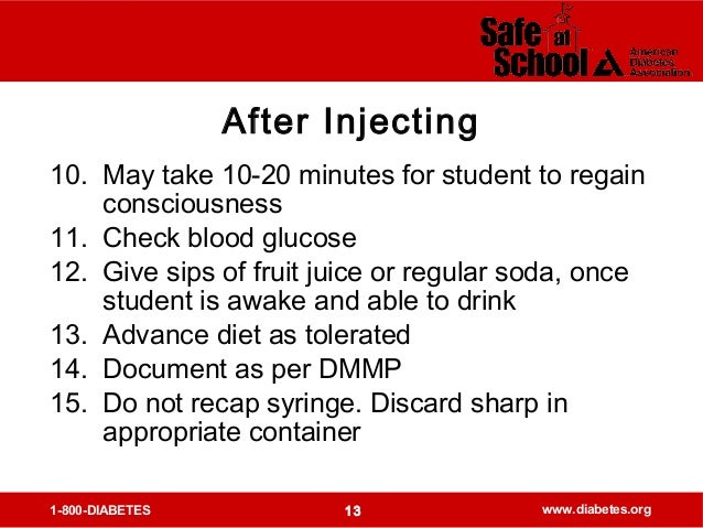 Glucagon administration
