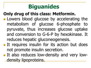 Kampala international university Glucagon, insulin & oral hypoglycemic ...