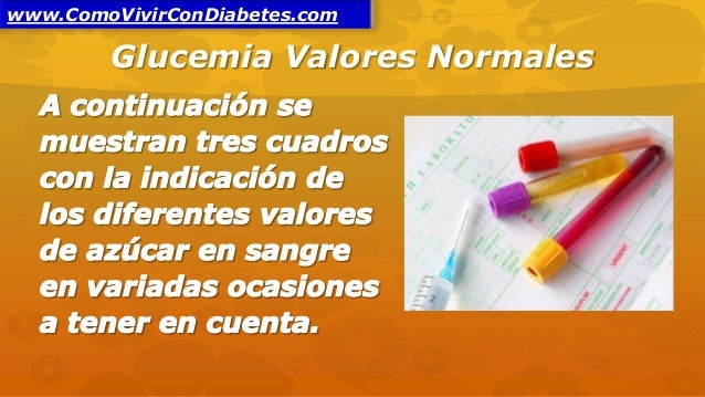 Glucemia Valores Normales Glucemia Valores Normales