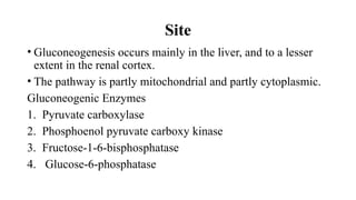 Comprehensive Overview of Gluconeogenesis: Pathways, Regulation, and ...