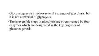 Comprehensive Overview of Gluconeogenesis: Pathways, Regulation, and ...