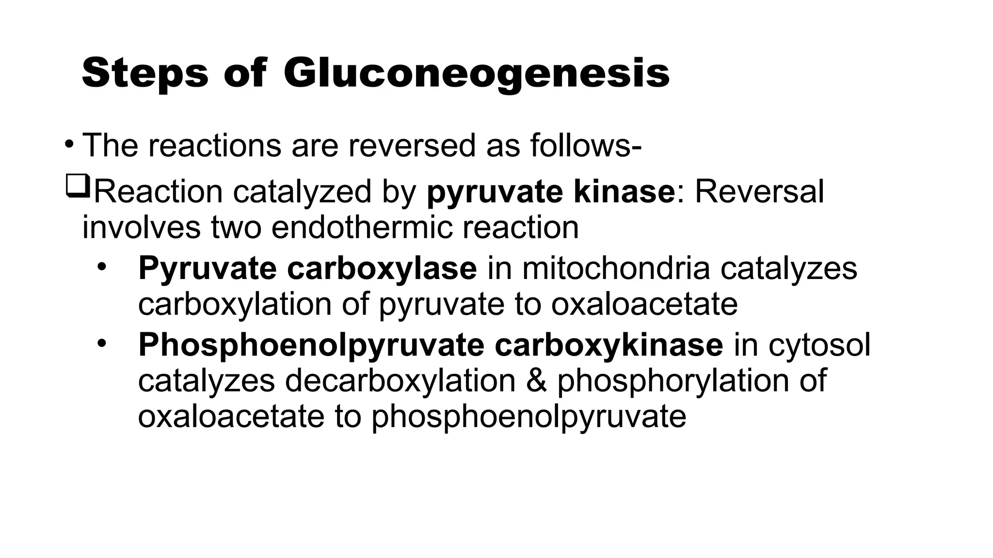 Gluconeogenesis (glucose from non carbohydrate sources) pptx | PPTX
