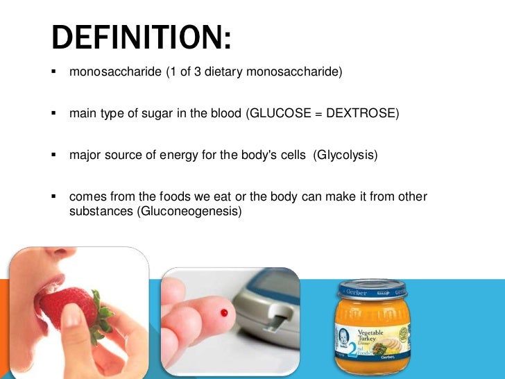 What is the definition of glucose?