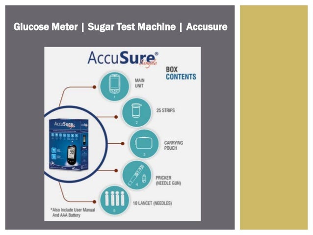 Glucose Meter | Sugar Test Machine | Accusure
 