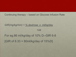 Neonatal Hypoglycemia | PPTX
