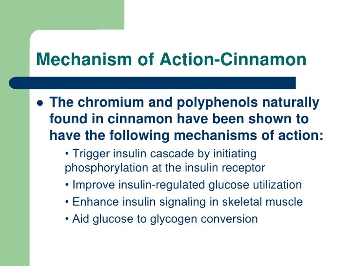 Cinnamon In Diabetes Mechanism Of Action