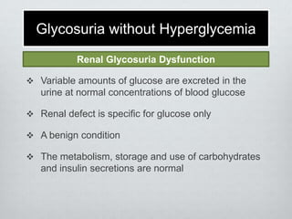 Glucosuria | PPT