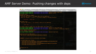 All contents © MuleSoft Inc.
AMF Server Demo: Pushing changes with deps
32
 