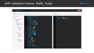 All contents © MuleSoft Inc.
AMF Validation Demo: RAML Types
45
 