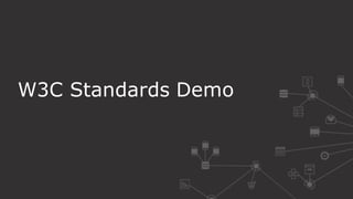 W3C Standards Demo
 
