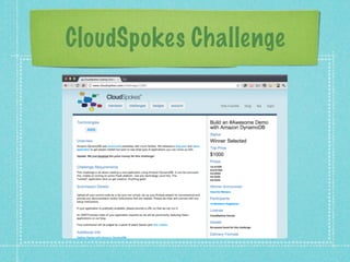 CloudSpokes Challenge
 