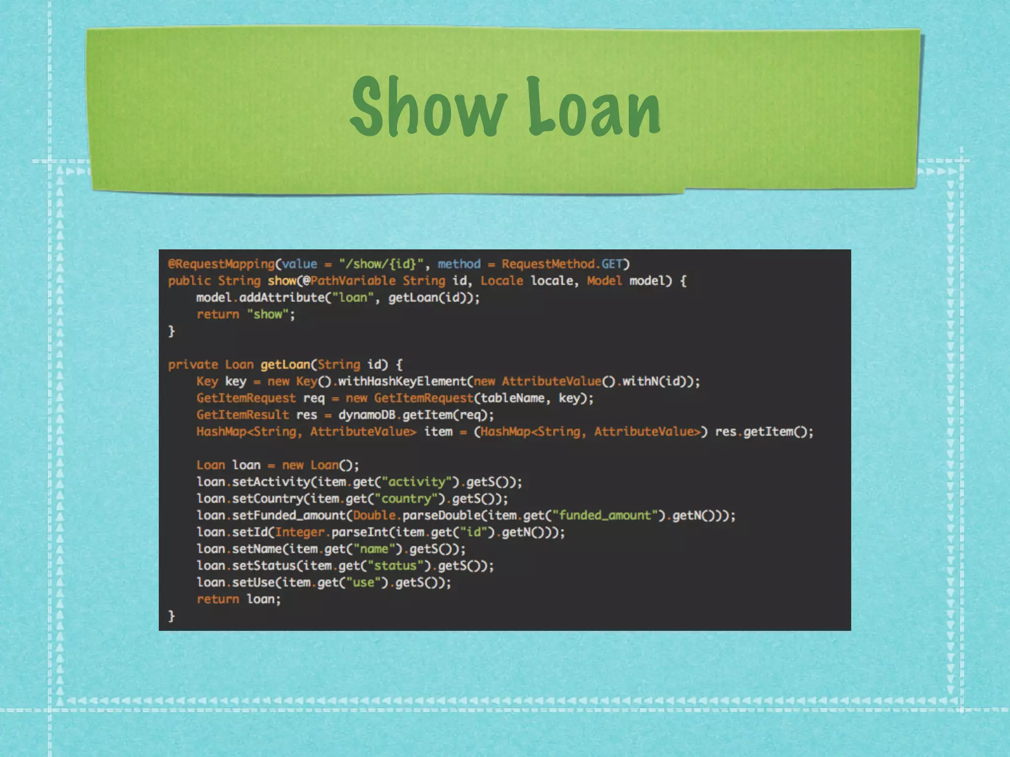 Show Loan
 