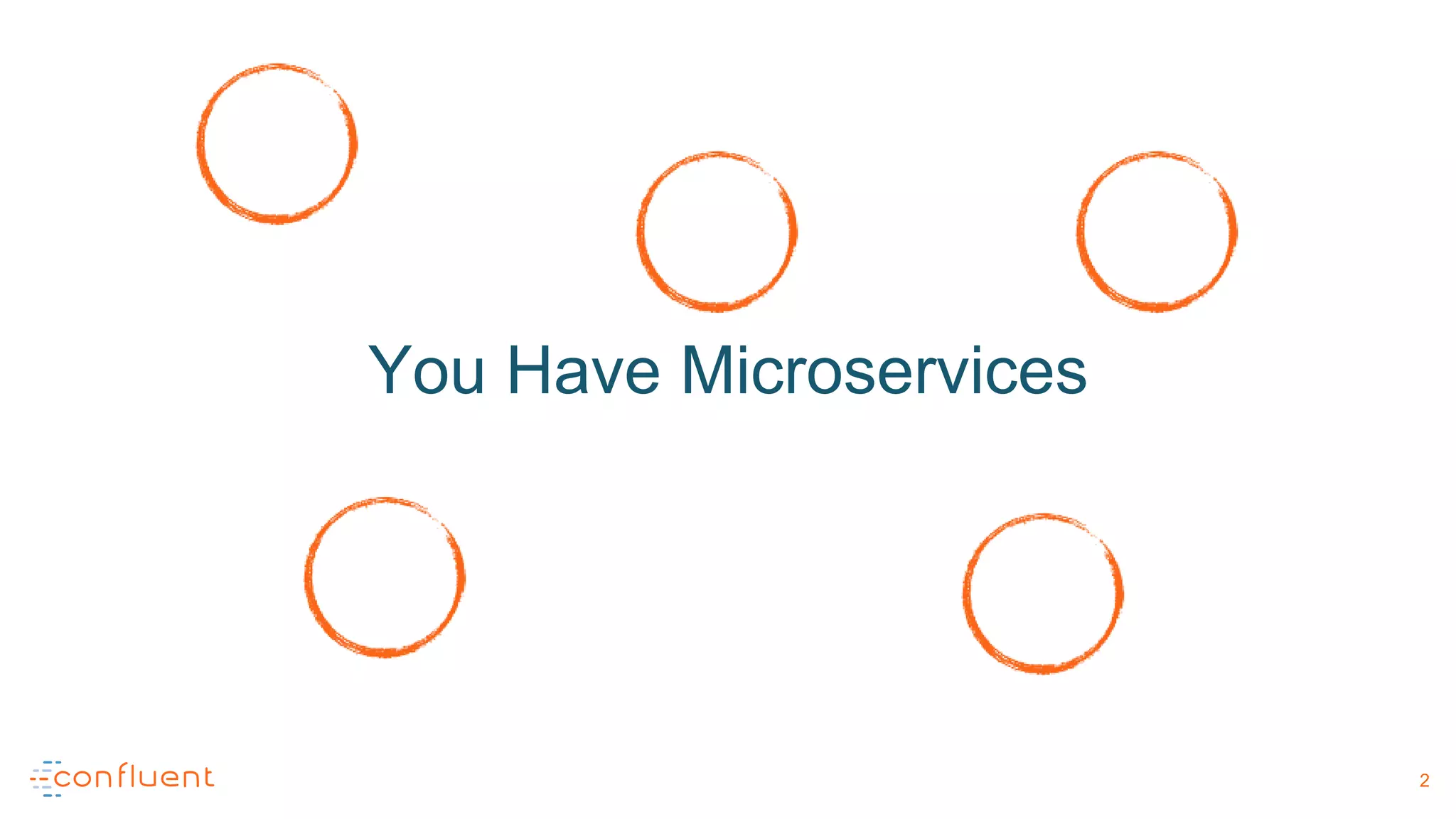 You Have Microservices
2
 