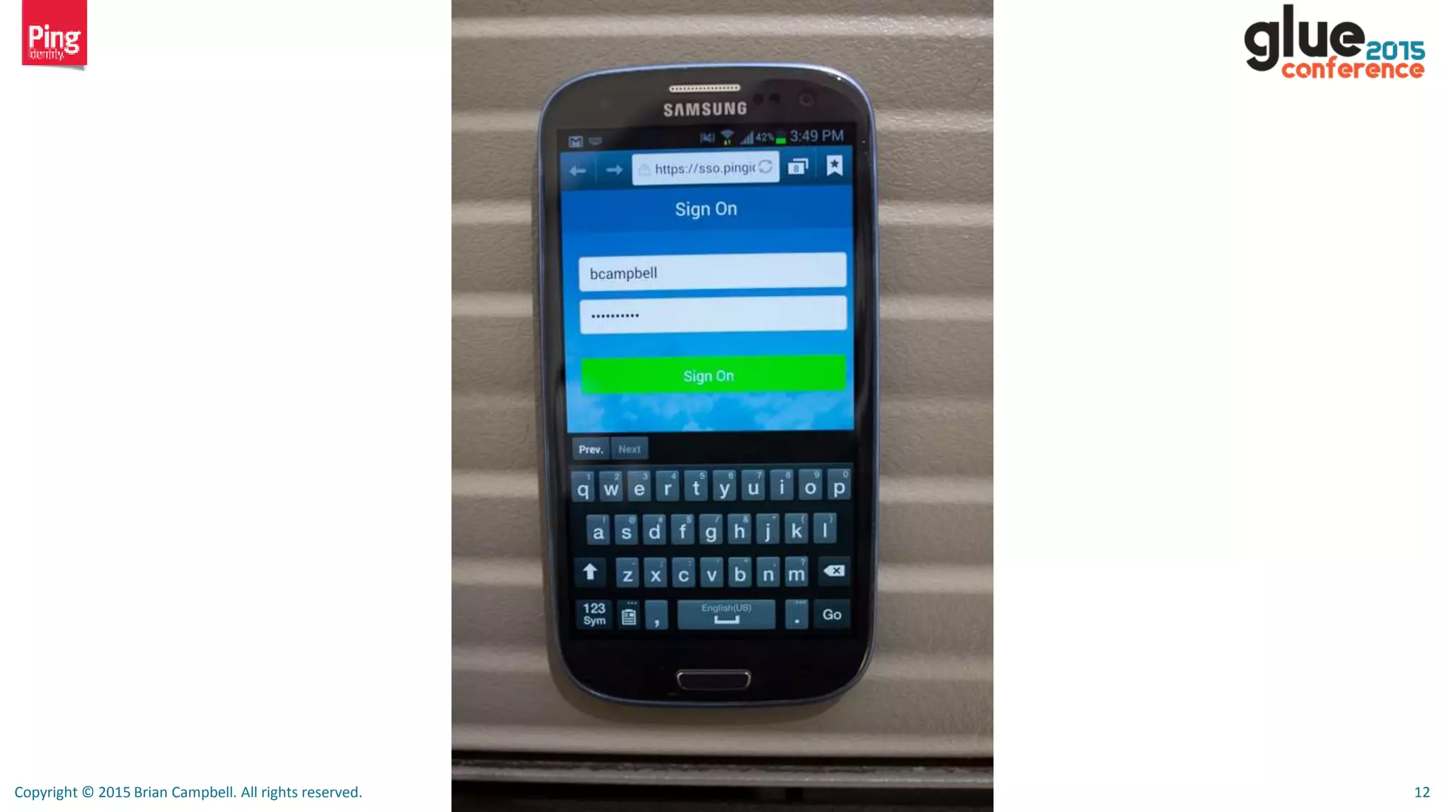 Copyright © 2015 Brian Campbell. All rights reserved. 12
 