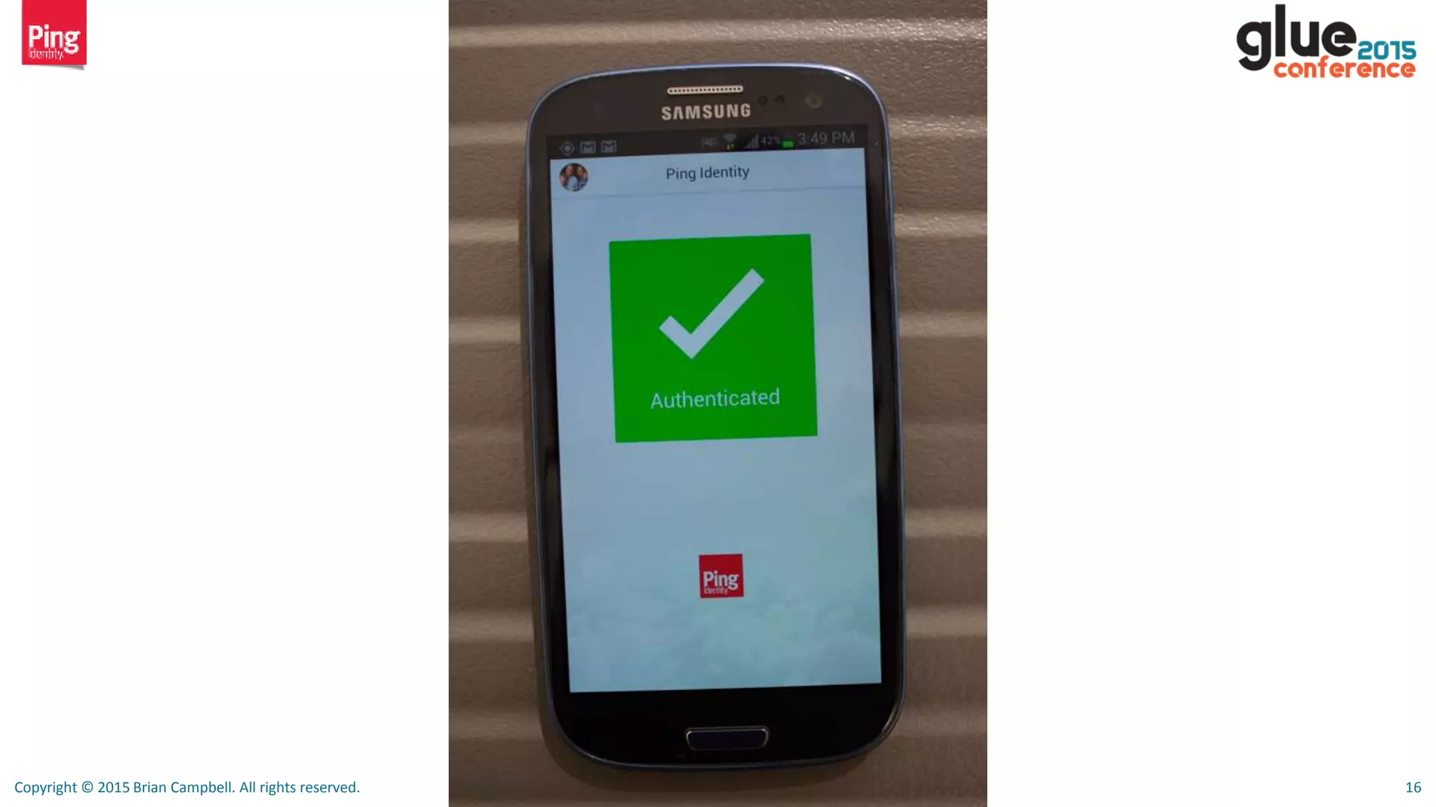 Copyright © 2015 Brian Campbell. All rights reserved. 16
 