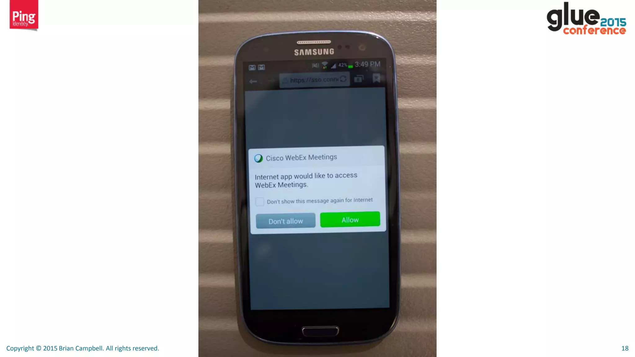 Copyright © 2015 Brian Campbell. All rights reserved. 18
 