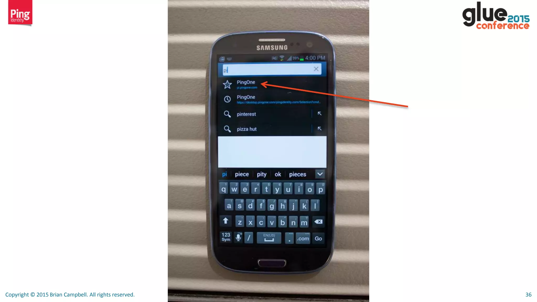 Copyright © 2015 Brian Campbell. All rights reserved. 36
 